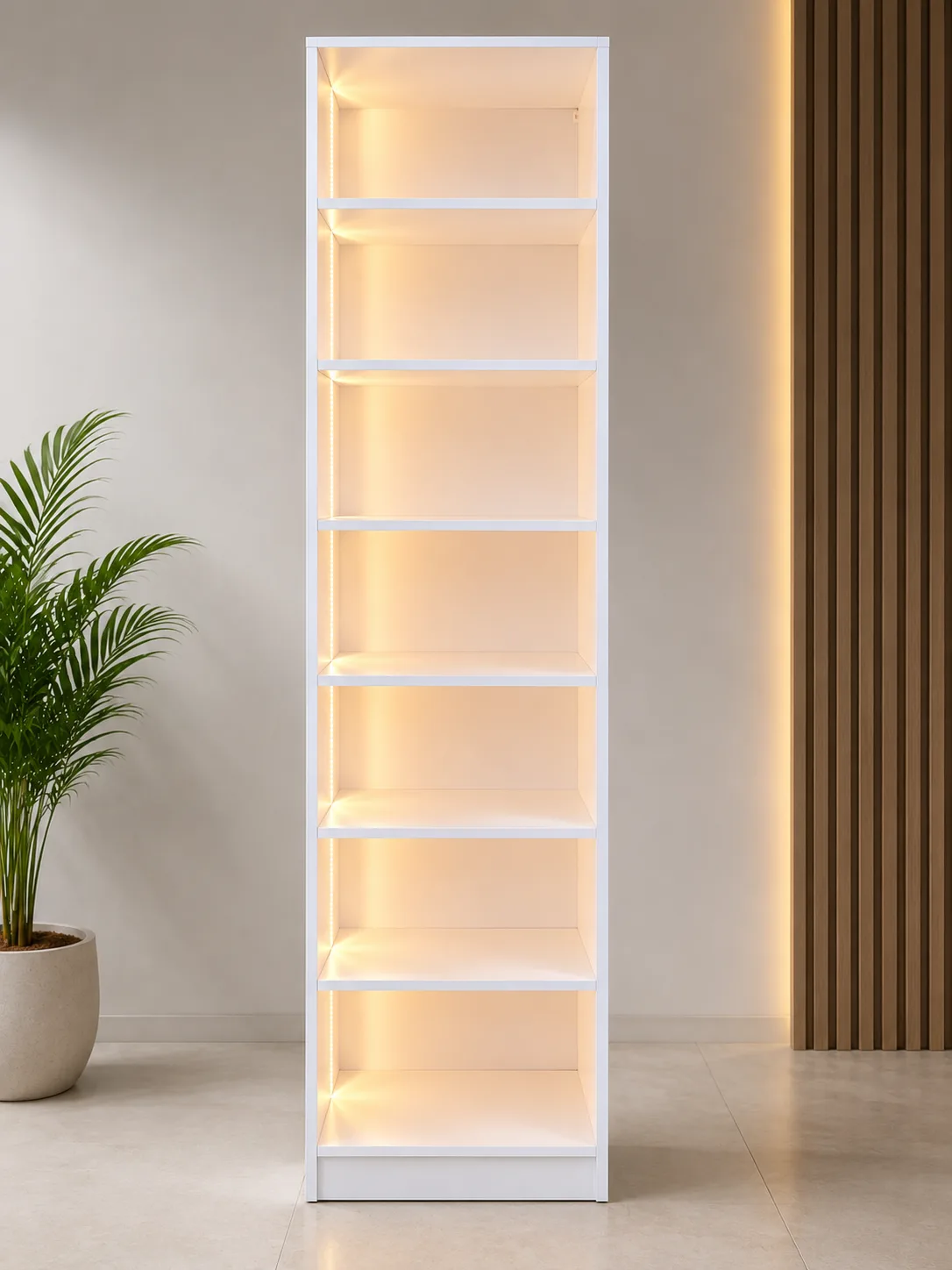 7-Tier LED Display Shelf